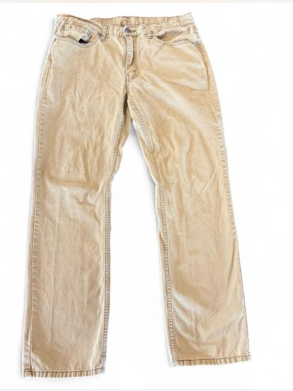 Levi’s 514 Men's 36x32 Tan Straight-Leg Jeans